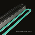 Borosilicaat transparant meter glas met pakking